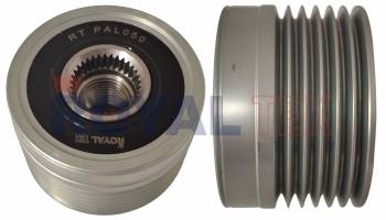 POLEA ALTERNADOR ROYALTEK CHEVROLET ASTRA 1.8 2.0 2.0 16V VECTRA 2.0 2.2 2.2 16V ZAFIRA 2.0 2.0 16V / DIAMETRO INTERNO 50 / DIAMETRO EXTERNO 54.05 / ALTURA 33.2 / 6 CANALES --- OEM F00M991134 F2269628 5422